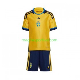 Completo Calcio Svezia Bambino Divisa Prima 2022-2023